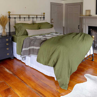 French Linen Sheet Set - Relaxed Darks