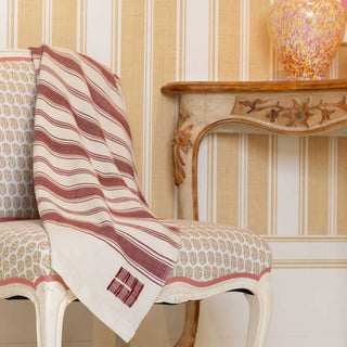Casa Branca x Swans Island Branca Stripe Throws