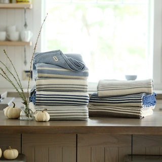 Penobscot Organic Wool & Cotton Throw Blanket
