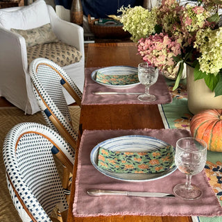 Fringed Linen Placemat