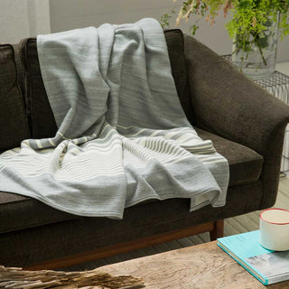 Penobscot Organic Wool & Cotton Throw Blanket
