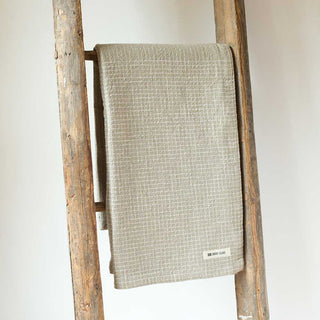 Pinstripe Linen Throw