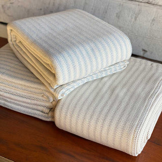 Cotton Ticking Blanket