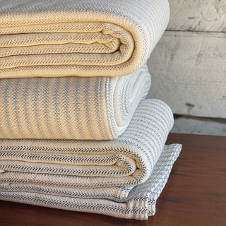 Cotton Ticking Blanket