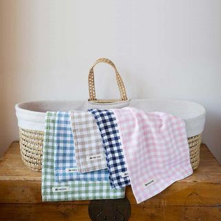 Gingham Check Baby Blankets