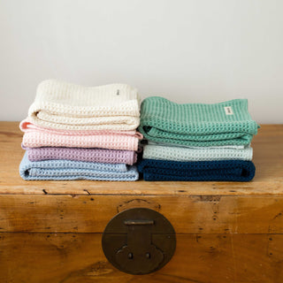 Soft Cotton Waffle Weave Baby Blanket
