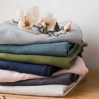 French Linen Sheet Set - Relaxed Darks