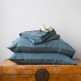 French Linen Sheet Set - Relaxed Darks