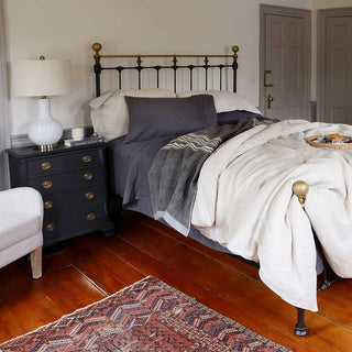 French Linen Sheet Set - Relaxed Darks