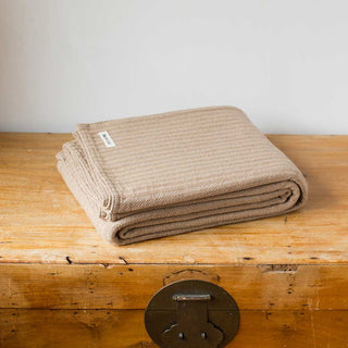 Cashmere Mini-Cable Blankets