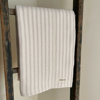 Cotton Ticking Throw