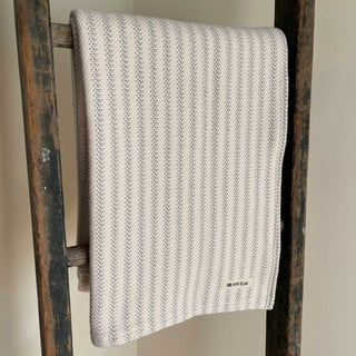 Cotton Ticking Throw
