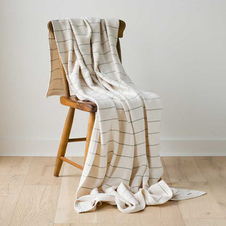 American Cotton Pinstripe Throw