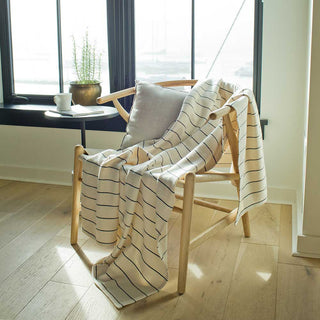 American Cotton Pinstripe Throw