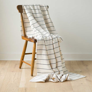 American Cotton Pinstripe Throw