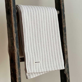 Cotton Ticking Throw