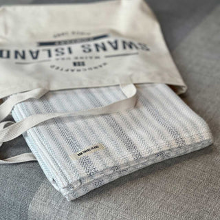 Cotton Ticking Throw