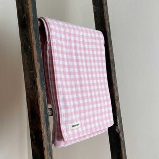 Gingham Check Cotton Throw