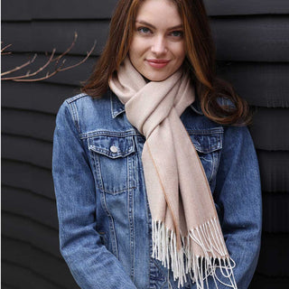Baby Alpaca Herringbone Scarves
