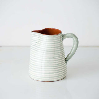 Striped Terracotta Pitcher