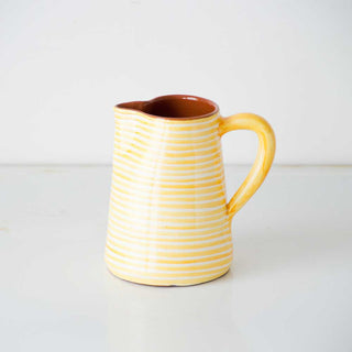 Striped Terracotta Pitcher