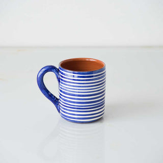 Classic Striped Terracotta Mug