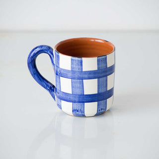 Grid Terracotta Mug
