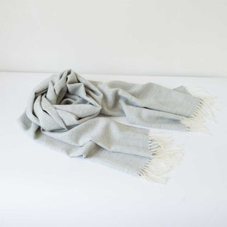 Baby Alpaca Herringbone Scarves