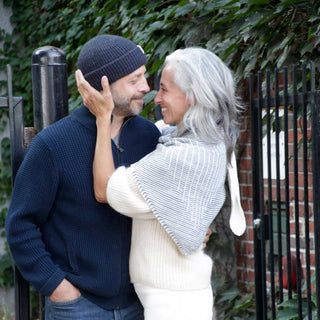 Triangle Knit Shawl