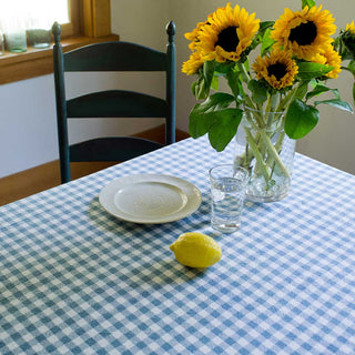 Gingham Check Tablecloth