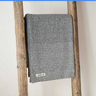 Pinstripe Linen Throw
