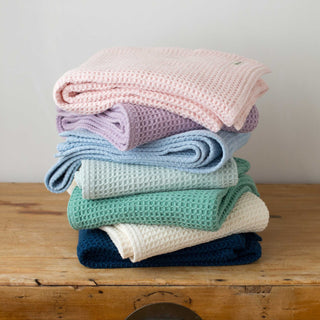 Cotton Waffle Toddler Blanket