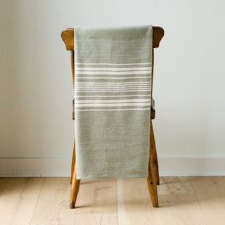 Heirloom Stripe American Cotton Throw