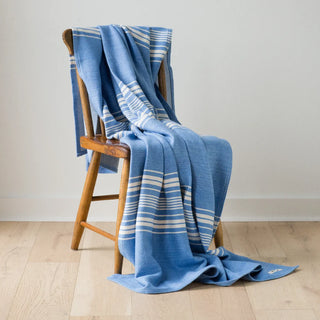 Heirloom Stripe American Cotton Throw