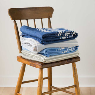 Heirloom Stripe American Cotton Throw