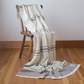 Casa Branca x Swans Island Branca Stripe Grande Throws