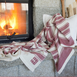 Casa Branca x Swans Island Branca Stripe Throws