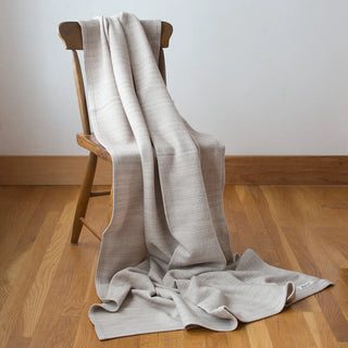 Acadia Organic Wool & Cotton Throw Blanket