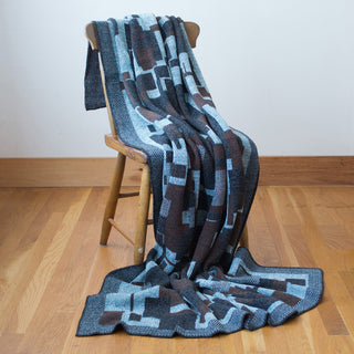 Artisanal Upcycled Patchwork Throw #24