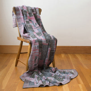 Artisanal Upcycled Patchwork Throw #33