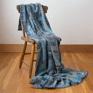 Artisanal Upcycled Patchwork Throw #25