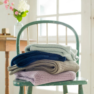 Soft Cotton Waffle Weave Baby Blanket