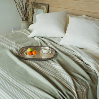 Heirloom Stripe American Cotton Blanket