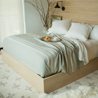 Heirloom Stripe American Cotton Blanket