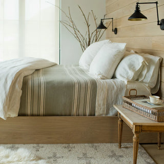 Heirloom Stripe American Cotton Blanket