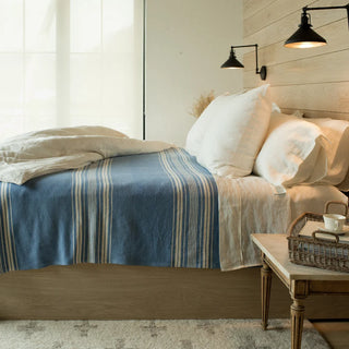 Heirloom Stripe American Cotton Blanket