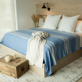 Heirloom Stripe American Cotton Blanket