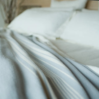 Heirloom Stripe American Cotton Blanket
