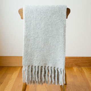 Chunky Alpaca Brushed Bouclé Throw