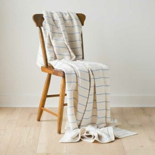 American Cotton Pinstripe Throw